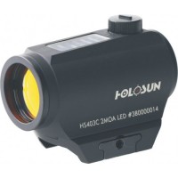 Коллиматор Holosun PARALOW, на Weaver/Picatinny, кронштейн, солн. батарея, батарейный лоток, точка 2MOA
