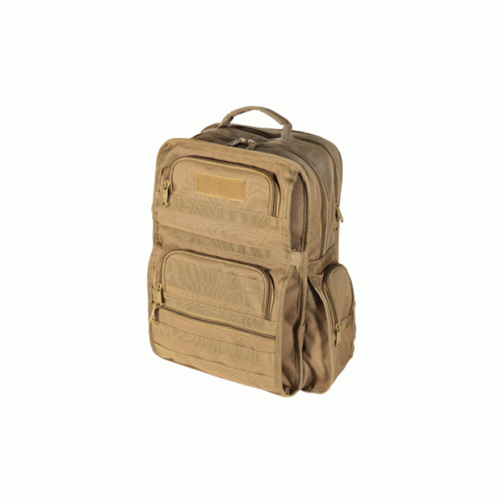рюкзак UTG тактический, материал полиэстер, цвет-Tan, внешние карманы, система MOLLE