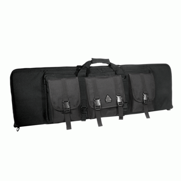 Чехол-рюкзак Leapers UTG тактический для оружия, 107х6,6х33см, черный, 3 внешних съемных кармана