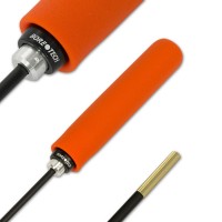Шомпол BoreTech Proof-Positive к. .22-6.5мм, l=101см, мама 8/32, сталь+оплетка, рук.–вспен.полимер, подшипник, оранж.