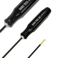 Шомпол BoreTech V-STIX к. .22-6.5мм, l=101см, d=4,9 мм, мама 8/32, сталь+оплетка, рукоять–пластик, подшипник, черный