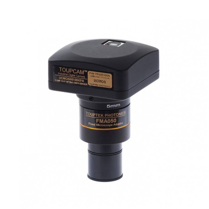 Камера цифровая ToupCam 5.1 Мп, для микроскопа, USB 2 (UCMOS05100KPA)