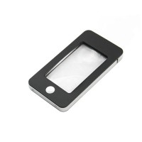 Лупа с подсветкой Veber G188 2,5x-4x, черная, футляр