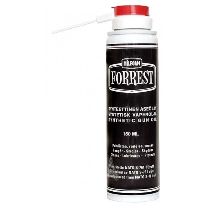 Масло FORREST Synthetic, аэрозоль 150 мл, для чистки, защиты и смазки оружия, 100% синтетика