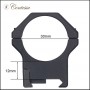 Небыстросъемные кольца Contessa на Picatinny D30mm, BH12mm (LPR02/B)