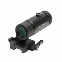 Магнифер для коллиматора Sightmark T-3, х3 на Waever/Picatinny, быстросъемный, откидной кронштейн, алюминий, черный