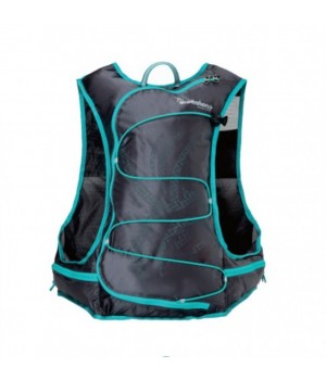 Жилет ультралёгкий со встроенным рюкзаком, для марафонов с 2-мя бутылками по 300мл Green-Hermit CAVALARY 2000 NAVY BLUE/2000ML/150г/36х14см, PR102036