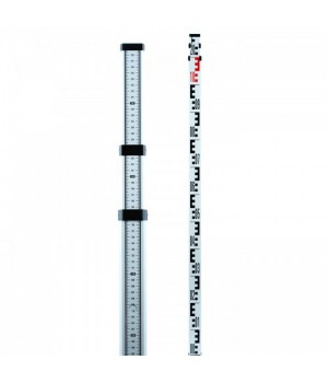 Рейка нивелирная телескопическая ADA STAFF 3 (рейка – отсчет мм шкалы снизу вверх, чехол, 3 м)