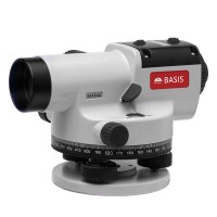 Нивелир оптический ADA Basis+ Рейка нивелирная телескопическая ADA STAFF 3 + Штатив алюминиевый на винтах ADA Light S