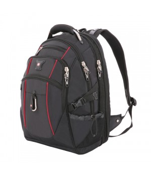 Рюкзак Swissgear 15”, чёрный/красный, 34x23x48 см, 38 л