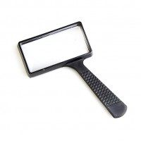 Лупа Veber 10050 2x-4x, 100x50 с ручкой