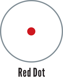 Red DOT 2MOA reticle